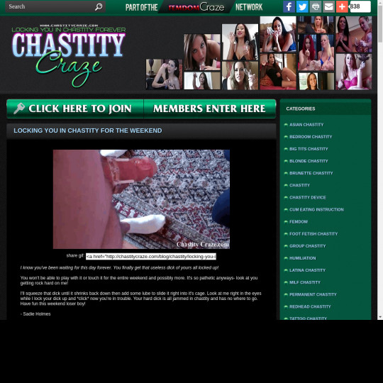 chastity craze