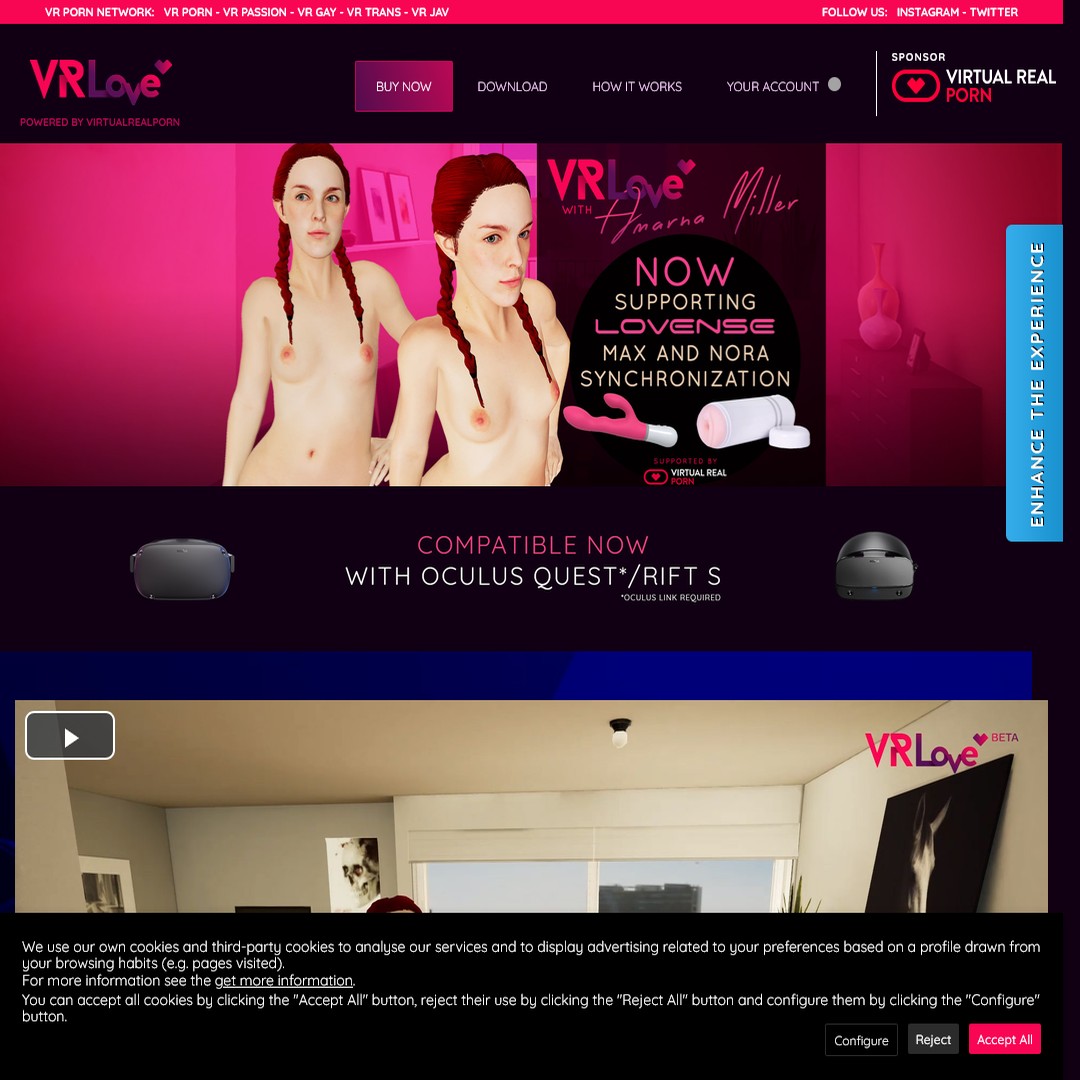 vr love the game passwords